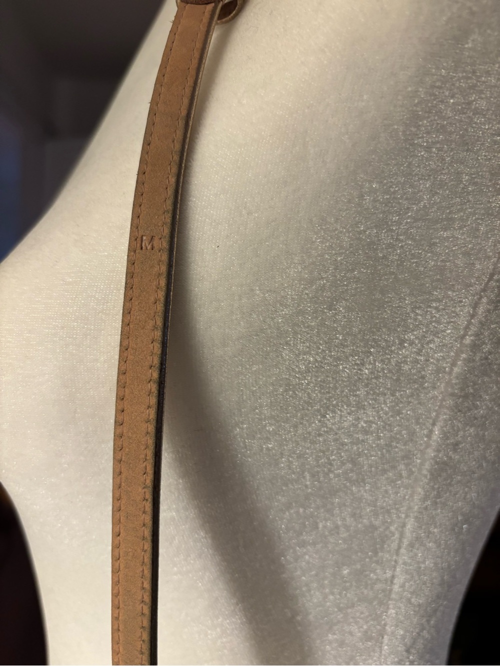 J Crew rose Gold Slim Leather Waist Belt M Women Accessories - Picture 7 of 8